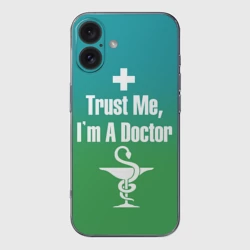 Чехол для iPhone 16 силиконовый с защитой камеры Верь мне