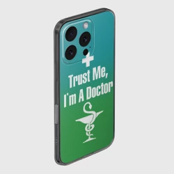 Чехол для iPhone 16 Pro силиконовый с защитой камеры Верь мне - фото 2