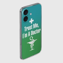 Чехол для iPhone 16 силиконовый с защитой камеры Верь мне - фото 2