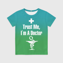 Детская футболка 3D Верь мне