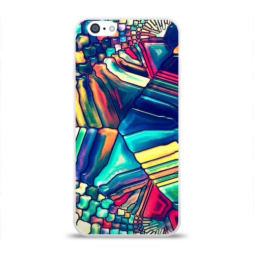 Чехол для Apple iPhone 6 силиконовый глянцевый Block mosaic Фото 01 Чехол для Apple iPhone 6 силиконовый глянцевый Block mosaic Фото 01