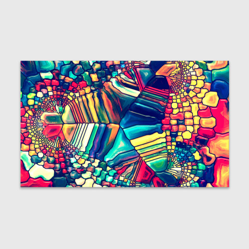 Бумага для упаковки 3D Block mosaic Фото 01 Бумага для упаковки 3D Block mosaic Фото 01