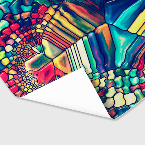 Бумага для упаковки 3D Block mosaic Фото 01 Бумага для упаковки 3D Block mosaic Фото 01