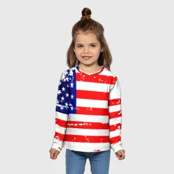 Детский лонгслив 3D Америка - фото 2
