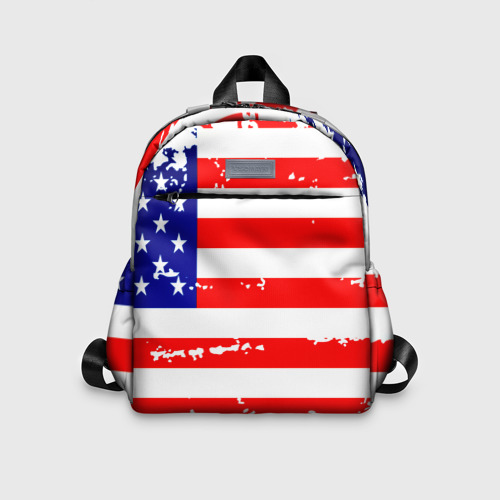 Детский рюкзак 3D с принтом Америка, вид спереди #2