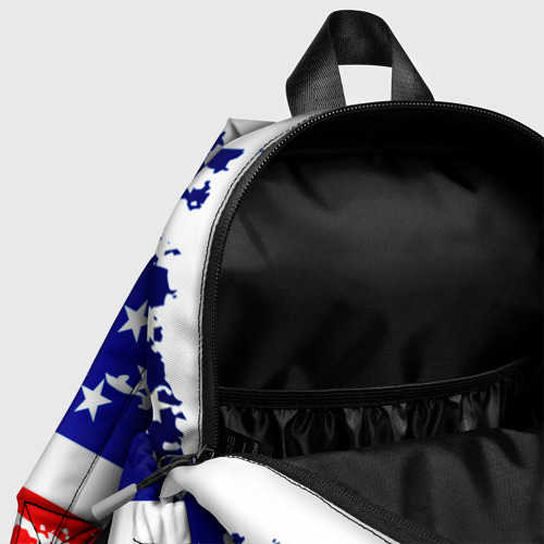 Детский рюкзак 3D с принтом Америка, фото #4