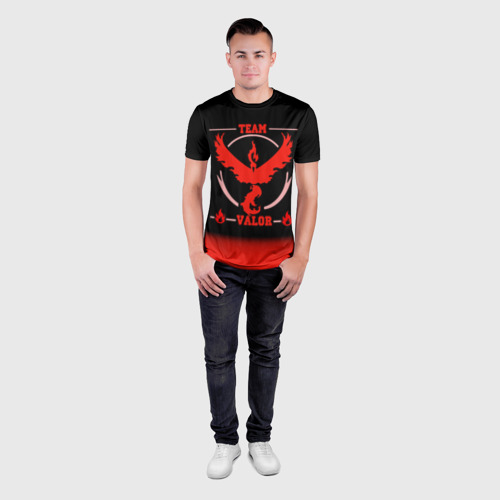 Мужская футболка 3D Slim Team Valor, цвет 3D печать - фото 4