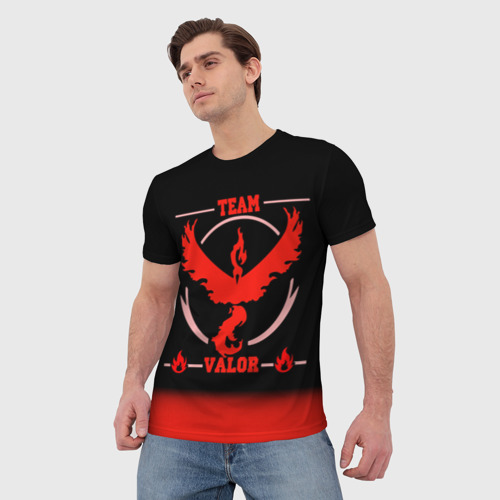 Мужская футболка 3D Team Valor - фото 3