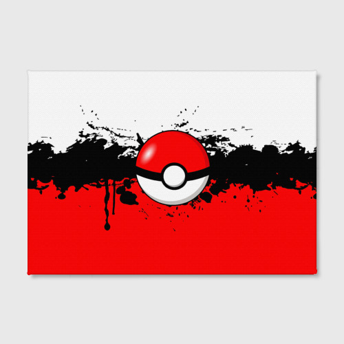 Холст прямоугольный Pokeball, цвет 3D печать - фото 2