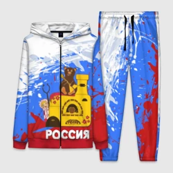 Женский костюм 3D Россия. Медведь. Балалайка