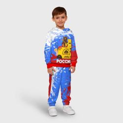 Детский костюм с толстовкой 3D Россия. Медведь. Балалайка - фото 2