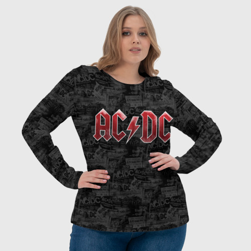 Женский лонгслив 3D AC/DC - фото 6