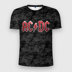Мужская футболка 3D Slim AC/DC