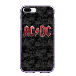 Чехол для iPhone 7Plus/8 Plus матовый AC/DC