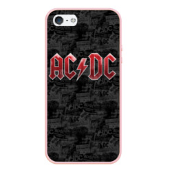 Чехол для iPhone 5/5S матовый AC/DC