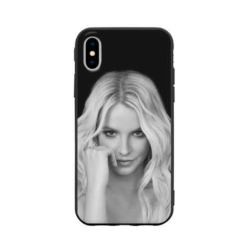 Чехол для Apple iPhone X силиконовый матовый Бритни Спирс Фото 01 Чехол для Apple iPhone X силиконовый матовый Бритни Спирс Фото 01