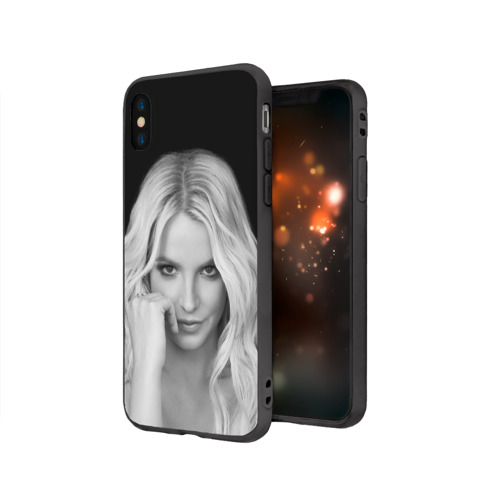 Чехол для Apple iPhone X силиконовый матовый Бритни Спирс Фото 01 Чехол для Apple iPhone X силиконовый матовый Бритни Спирс Фото 01