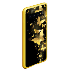 Чехол для Samsung Galaxy S10 Золотые бабочки - фото 2