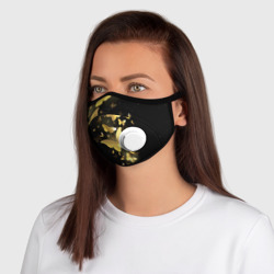 Маска из неопрена Золотые бабочки - фото 2