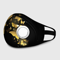 Маска из неопрена Золотые бабочки