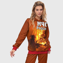 Женский костюм с толстовкой 3D МЧС России - фото 2