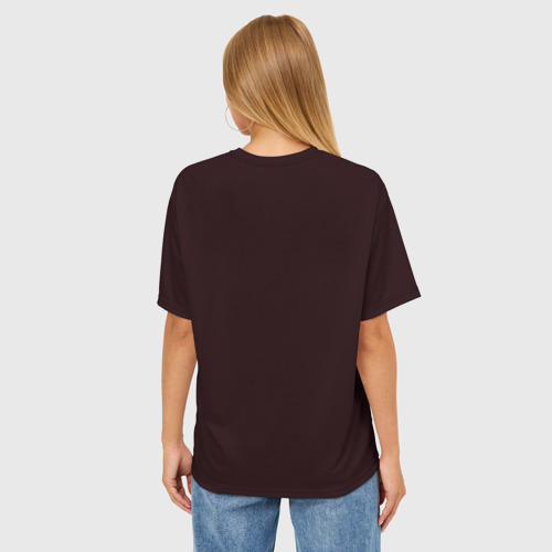 Женская футболка oversize 3D МЧС, цвет 3D печать - фото 4