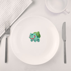 Набор: тарелка + кружка Милый Бульбазавр - фото 2