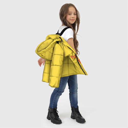 Зимняя куртка для девочек 3D Пика-Пика!, цвет красный - фото 6