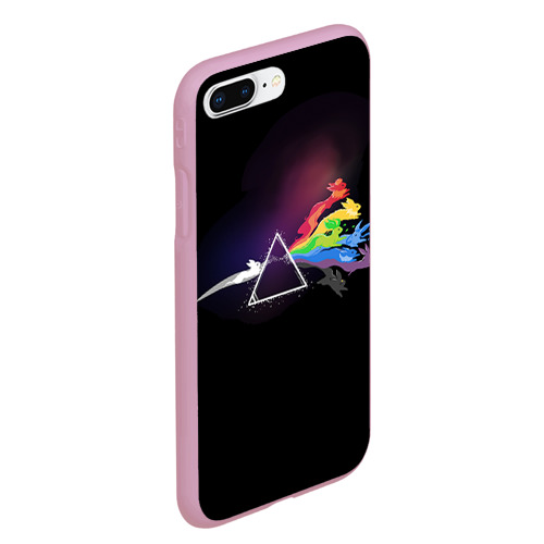 Чехол для iPhone 7Plus/8 Plus матовый Покемоны, цвет розовый - фото 3