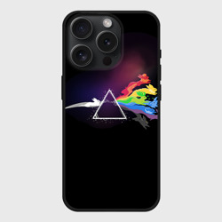 Чехол силиконовый для Apple iPhone 15 Pro матовый Покемоны