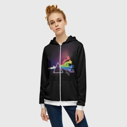 Женская толстовка 3D на молнии Покемоны - фото 2