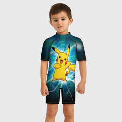 Детский купальный костюм 3D Искрящийся Пикачу - фото 2