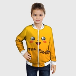 Детский бомбер 3D Мордочка Пикачу - фото 2