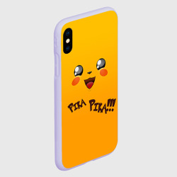 Чехол для iPhone XS Max матовый Мордочка Пикачу - фото 2