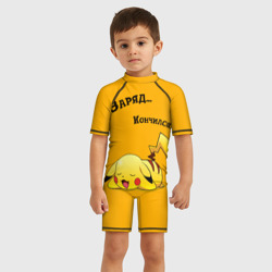 Детский купальный костюм 3D Уставший Пикачу - фото 2