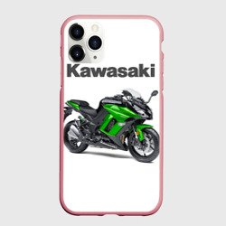 Чехол для iPhone 11 Pro Max матовый Kawasaky Ninja 1000