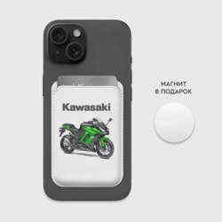 Картхолдер Magsafe магнитный Kawasaky Ninja 1000 - фото 2
