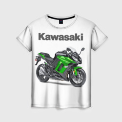 Женская футболка 3D Kawasaky Ninja 1000