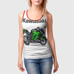 Женская майка 3D Kawasaky Ninja 1000 - фото 2