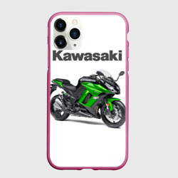 Чехол для iPhone 11 Pro матовый Kawasaky Ninja 1000