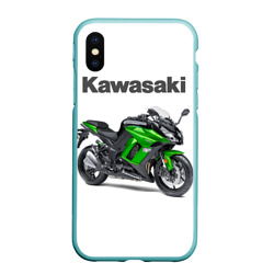 Чехол для iPhone XS Max матовый Kawasaky Ninja 1000