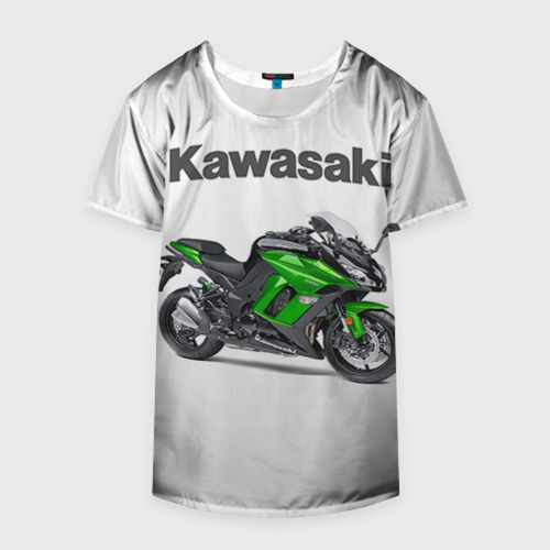 Накидка на куртку 3D Kawasaky Ninja 1000, цвет 3D печать - фото 4