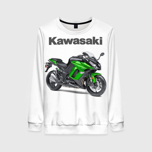 Женский свитшот 3D Kawasaky Ninja 1000, цвет 3D печать