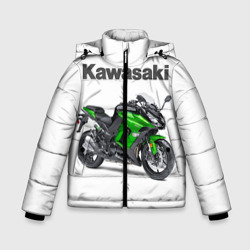 Зимняя куртка для мальчиков 3D Kawasaky Ninja 1000