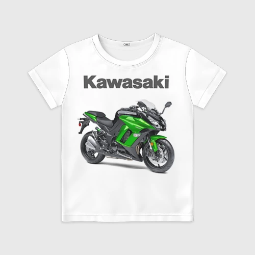 Детская футболка 3D Kawasaky Ninja 1000
