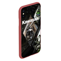 Чехол для iPhone XS Max матовый Kawasaky - фото 2