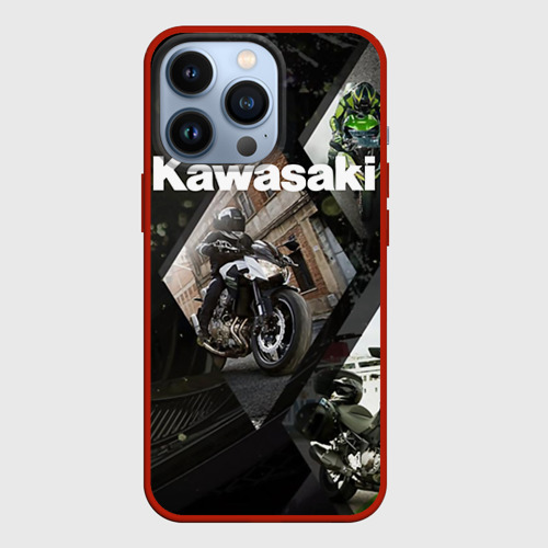 Чехол для iPhone 13 Pro Kawasaky, цвет красный