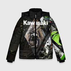 Зимняя куртка для мальчиков 3D Kawasaky