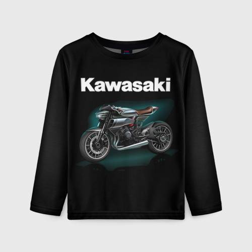 Детский лонгслив 3D Kawasaky concept