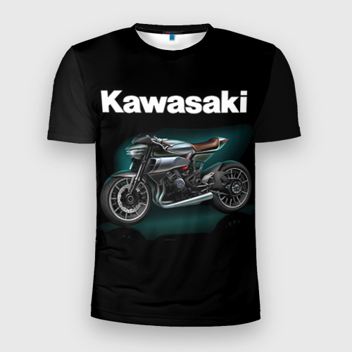 Мужская футболка 3D Slim Kawasaky concept